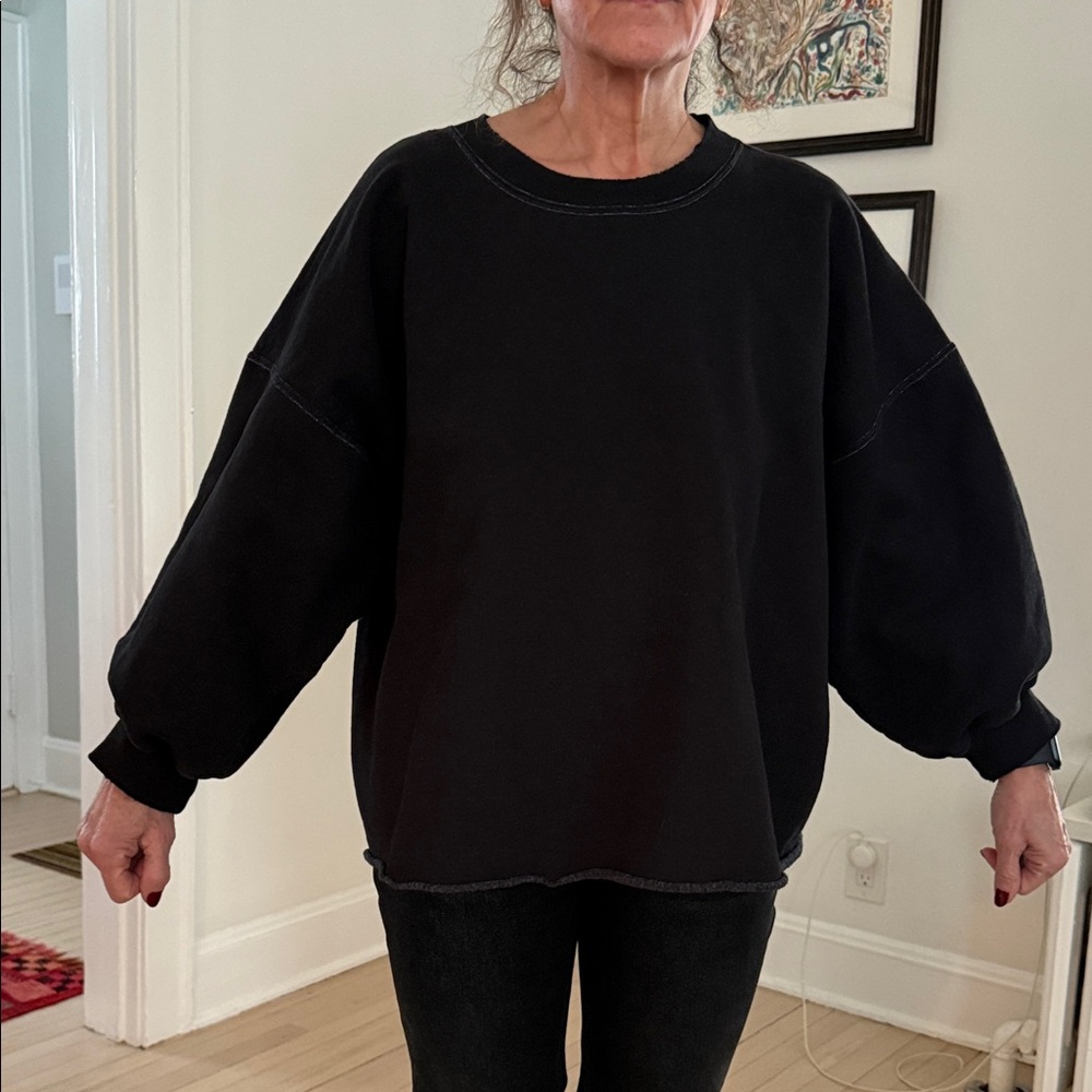 Rachel Comey Charcoal Oversized Sweatshirt